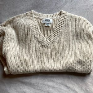 PINK Victoria’s Secret V-Neck Oversized Sweater
